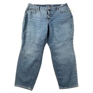 Old Navy Jeans 20 High Rise Curvy OG Straight Secret Smooth Pockets Inseam 27.5"